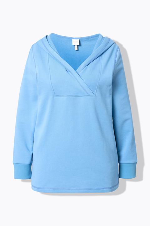 Produktbild Ulla Popken Hoodie, Schalkragen-Einsatz, Langarm (60)