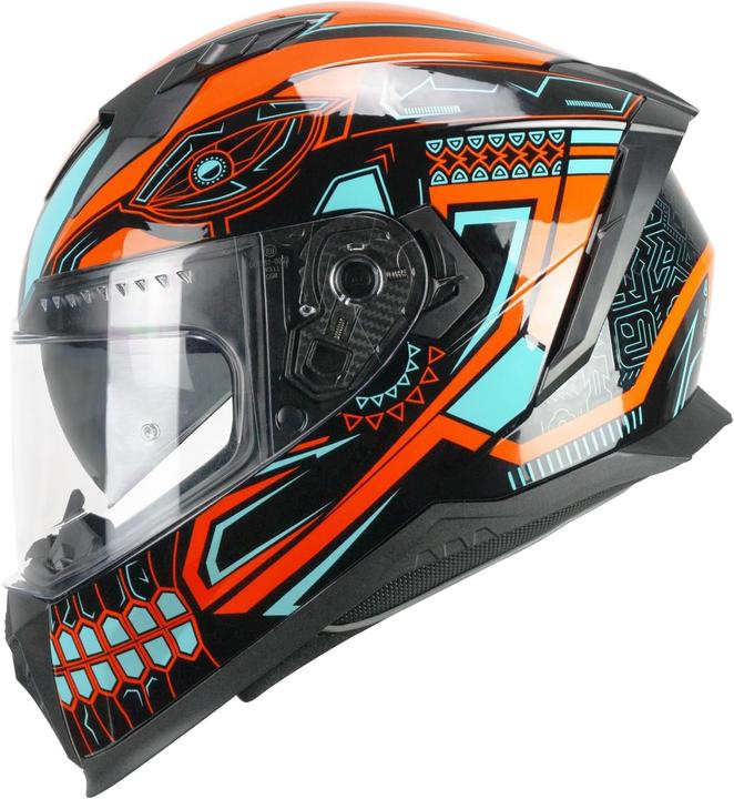 Produktbild CGM Integralhelm mit ECE-R 22.06 Zulassung, HPT-Schale, Klappvisier, Sonnenblende und Belüftungssystem (S)