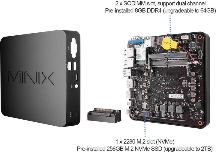 Produktbild Minix NGC-7 Mini PC, Windows 10 Pro (Win 10 Pro)