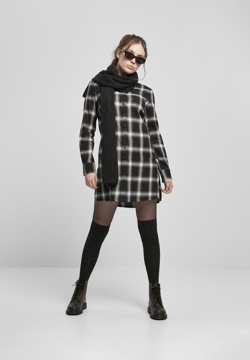 Immagine prodotto Urban Classics Abito camicia in cotone check da donna (S)