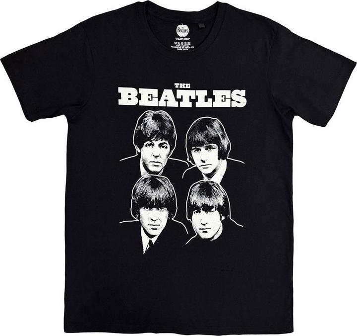 Produktbild The Beatles Black & White Band TShirt (M)