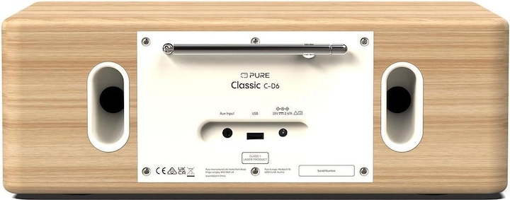 Image du produit Pure Classic C-D6 (DAB+ DAB, FM, DAB, Bluetooth)