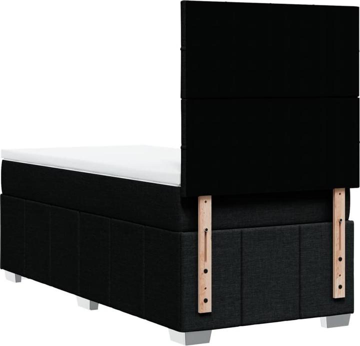 Actual product image vidaXL Bo x springbett mit Matratze 100 x 200 cm Stoff (100 x 200 cm)