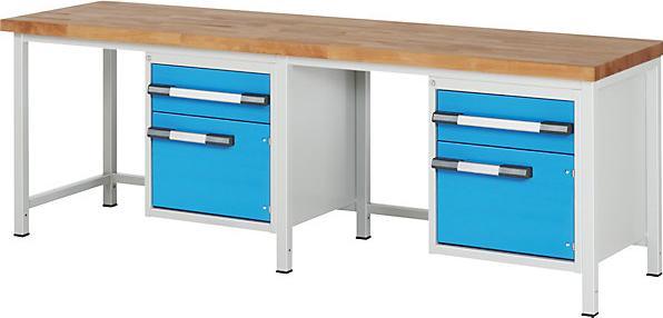 Actual product image eurokraft pro Workbench, frame construction,,. (250 cm, 70 cm)