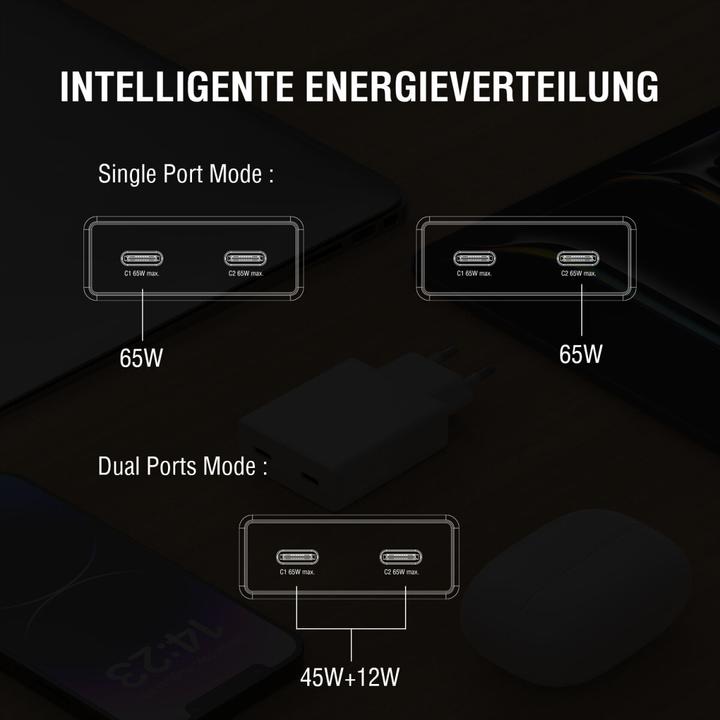 Productafbeelding 4smarts PDPlug Slim Dubbel (65 W)