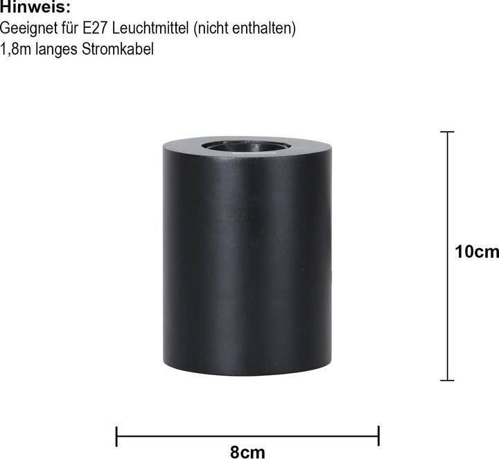 Produktbild Star Trading Tischleuchte E27 Tub (E27)