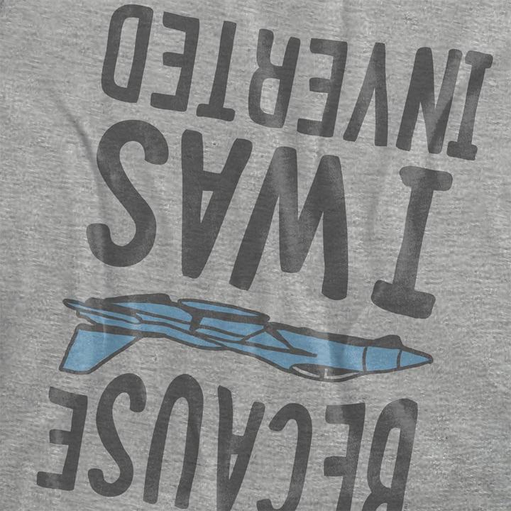 Produktbild Top Gun Because I was Inverted TShirt meliert (M)