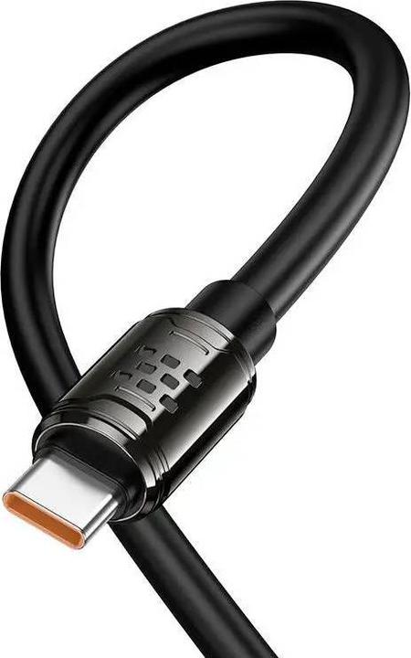 Produktbild Hoco - U143 USB-C Kabel 1.2m fast charging data cable, Schwarz (1.20 m)