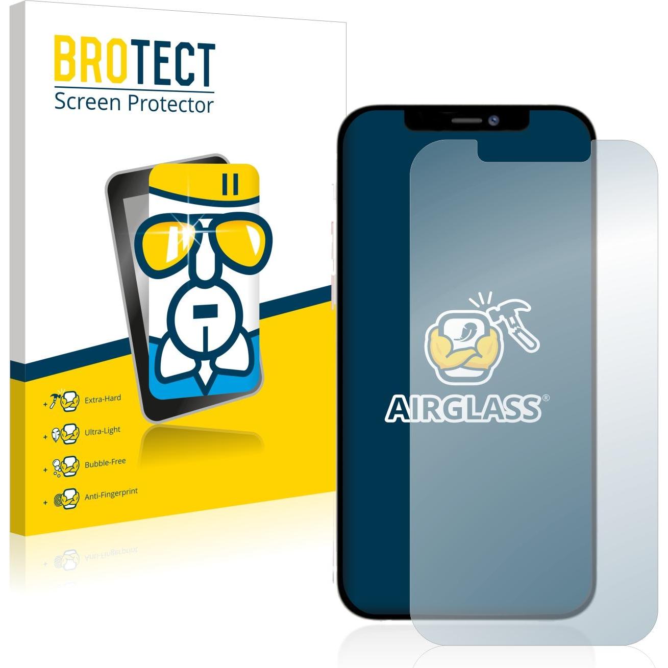 Thumbnail - BROTECT AirGlass Panzerglasfolie (1 Stück, Apple iPhone 12 Pro Max), Smartphone Schutzfolie, Transparent