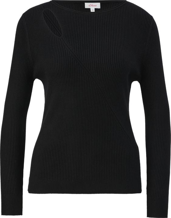 Produktbild s.Oliver Strickpullover Strickpullover aus Viskosestretch (40)