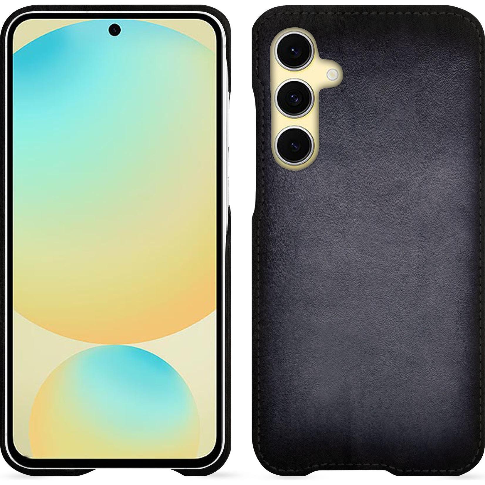 Noreve Lederschutzhülle (Samsung Galaxy S24 FE), Smartphone Hülle, Grau