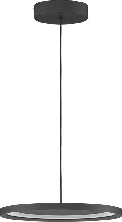 Productafbeelding Nova Luce ANDRIA LED hanglamp zwart 30W warm wit 180x40cm dimbaar 9212909 (2221 lm)