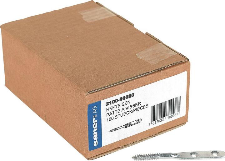 Image du produit Saner Fer de banc avec filetage en bois (100 pcs)