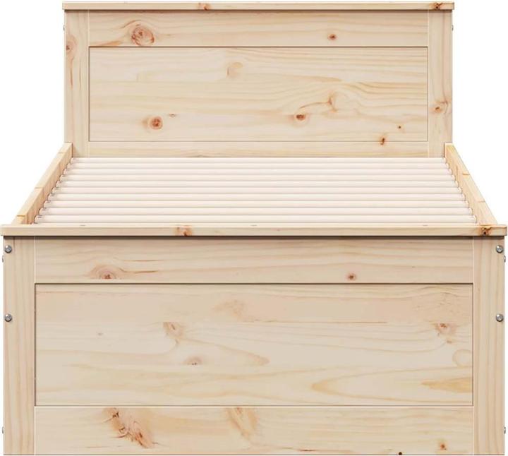 Image du produit VidaXL Lit sans matelas avec tête de lit 120 x 200cm en pin (120 x 200 cm)