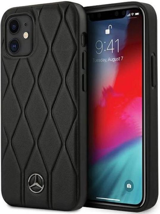 Produktbild Mercedes-Benz Wave Line - iPhone 12 mini 5.4 - Schwarz - Hard Cover - Original Schutzhülle (Apple iPhone 12 mini)