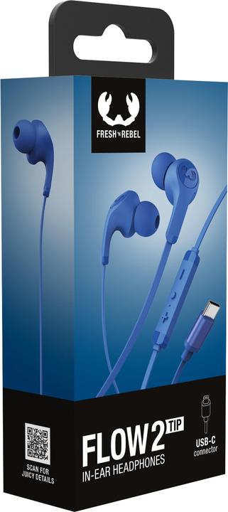 Actual product image Fresh'N Rebel Fresh 'n Rebel Flow 2 Tip True Blue (NC, Cable)