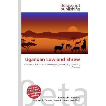 Ugandan Lowland Shrew, Fachbücher