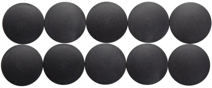 Actual product image Maul Magnet solid (Ø x H) 38 mm x 15.5 mm round Black 10 pcs 6163990 (10x)
