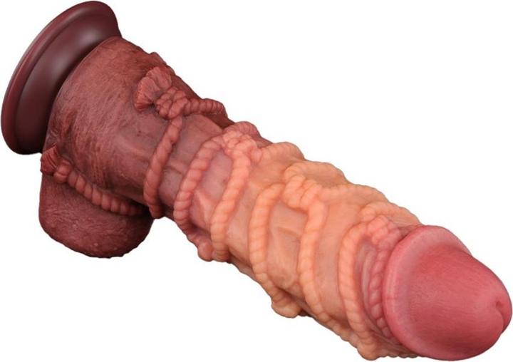 Image du produit Lovetoy Gode extrême avec motif de corde 26.5 cm