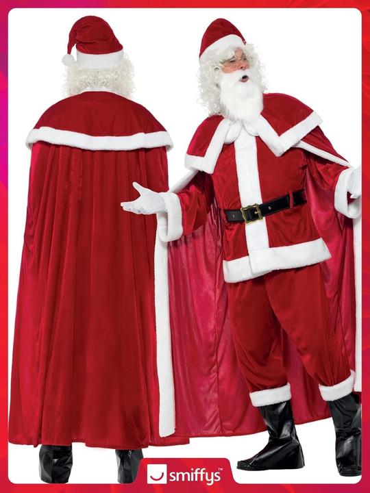 Produktbild Smiffys Weihnachtsmann Kostüm Deluxe (L)