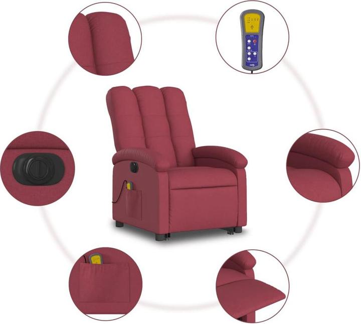 Produktbild vidaXL Massagesessel mit Aufstehhilfe