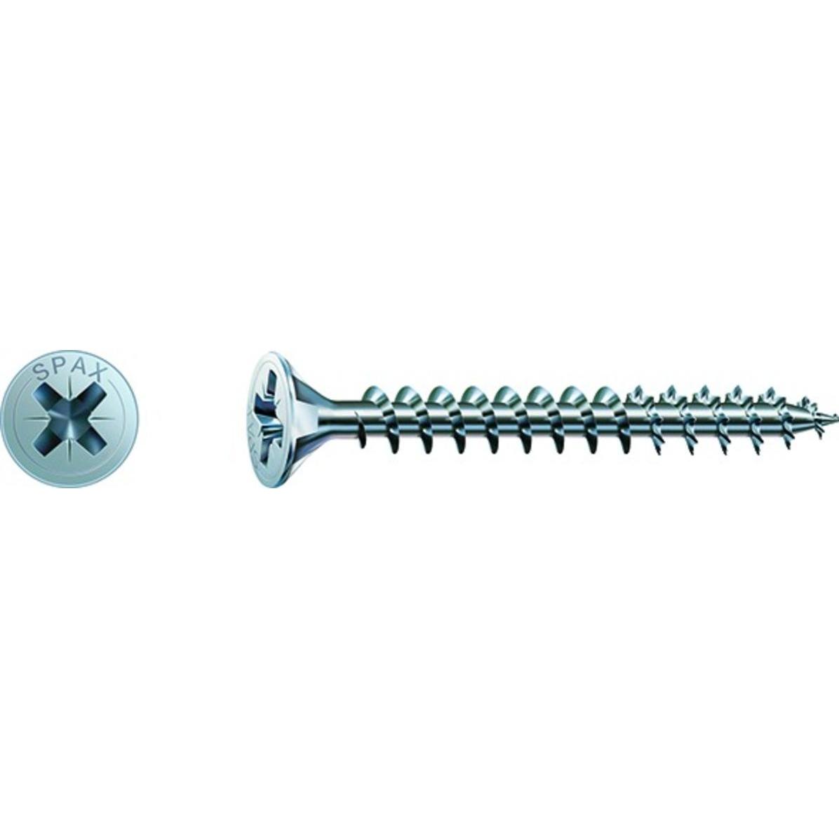 Spax, Schrauben, Spanplattenschrauben SK PZ1 3,0x20 mm (1000 Schrauben pro Stück)