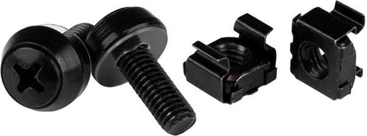 StarTech M6 x 12mm Schrauben und Käfigmuttern 50er Pack