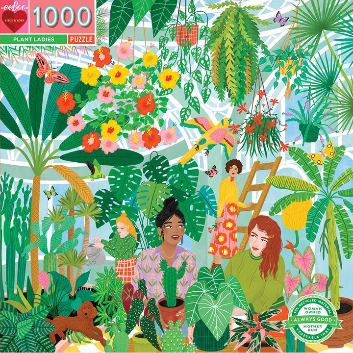 Immagine prodotto Eeboo Puzzle rotondo 1000 pezzi - Dita verdi (1000 pezzi)