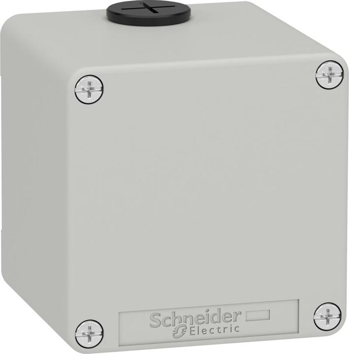 Produktbild Schneider Electric XAPD14 Leergehäuse XAP Metall grau ohne Bohrung - CSA (Gehäuse)