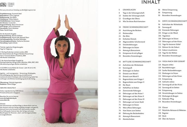 Immagine prodotto Yoga in der Schwangerschaft (Tedesco, Fran¢oise Barbira Freedman, 2015)