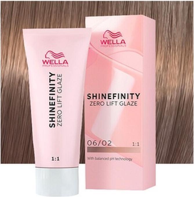 Wella Shinefinity Dark Sage 06/02 Natural Dark Blonde Matt Demi-Permanent Hair Color 60ml (02, 06)
