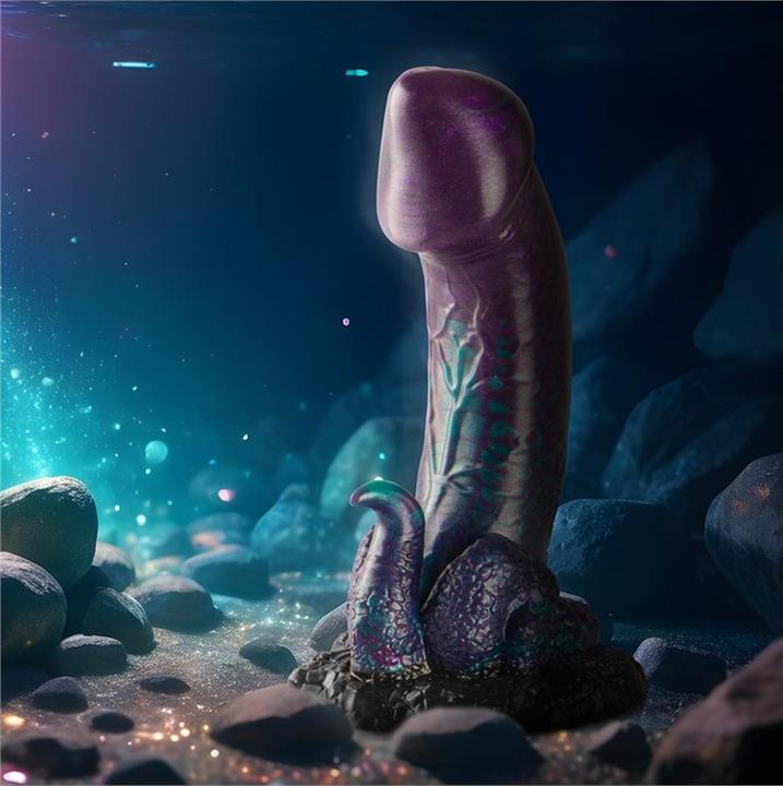Actual product image Epic Basilisk Dildo Double Scaly Pleasure, Small Size