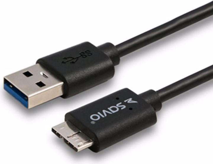 Actual product image Savio USB A-Micro B USB (1 m, USB 3.2 Gen 1)