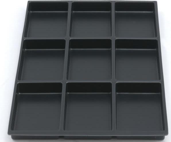 Produktbild Bisley 222P1800 Schubladeneinsatz schwarz (A4, 1 Stk.)