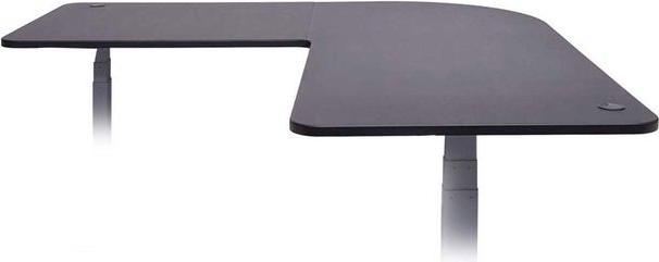 Actual product image Swisshandel24 Tabletop for corner desk, desk top, 90° black (177.50 x 80 cm)