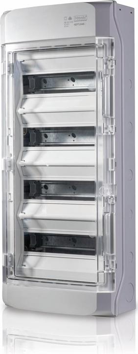 F-Tronic 7270004 AP Feuchtraumverteiler 4-reihig Neptun48