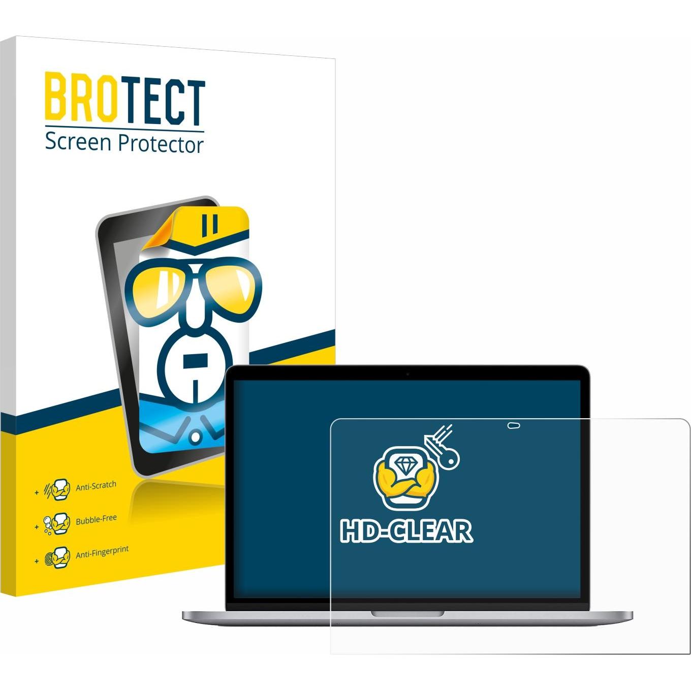 BROTECT Schutzfolie Displayschutz Klar (13"), Notebook Schutzfolie