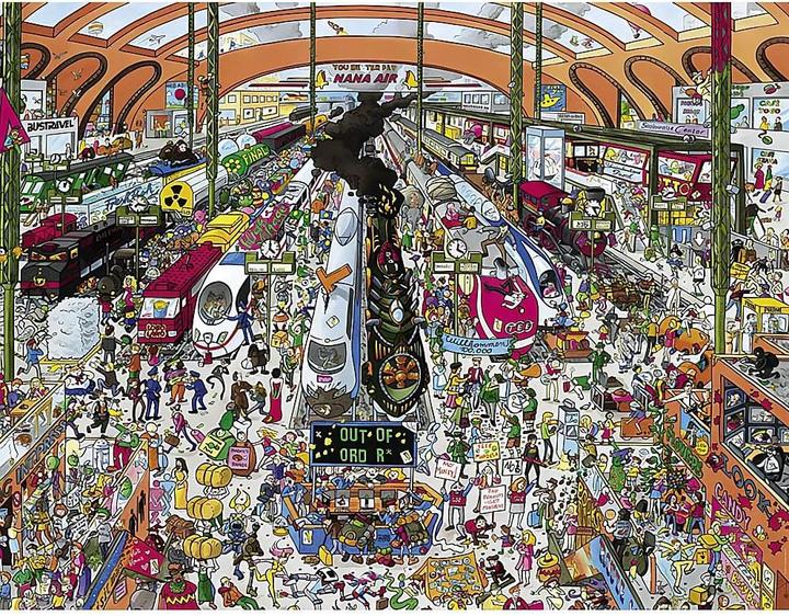 Produktbild Heye Train Station Triangular (2000 Teile)