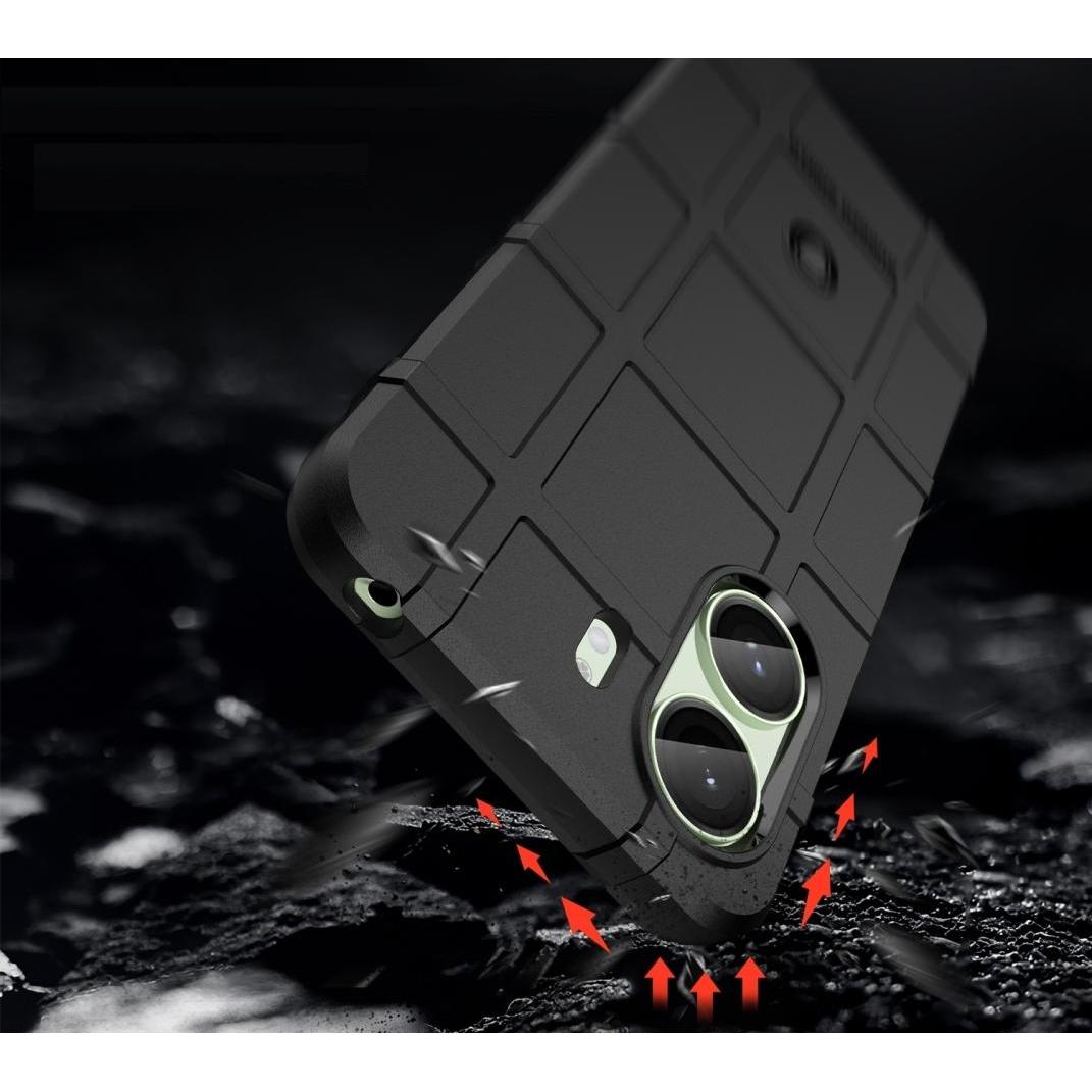 Thumbnail - Screenguard Xiaomi Redmi 13C Rugged Shield Hülle (Xiaomi Redmi 13C), Smartphone Hülle, Schwarz