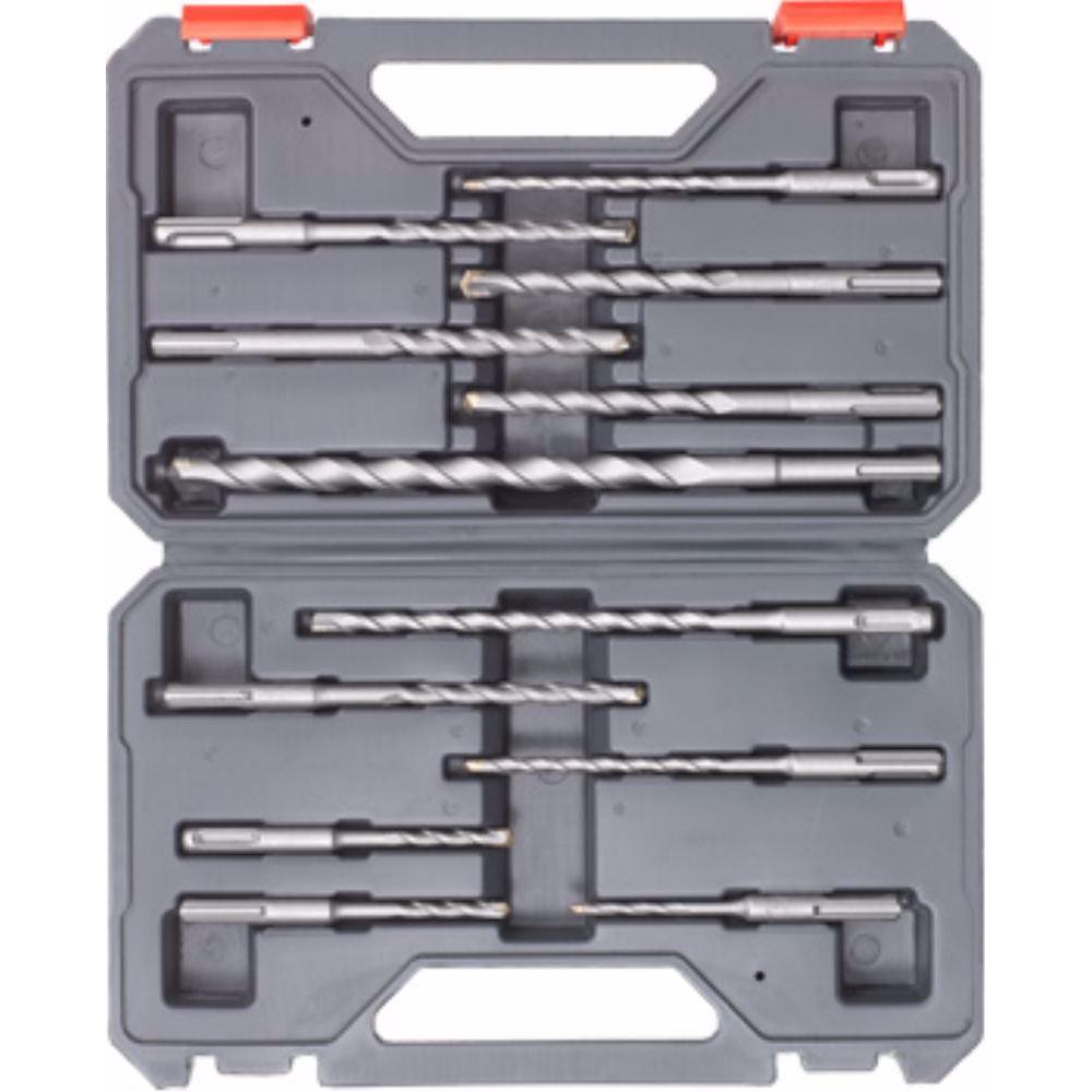 kwb, Bohrereinsatz, SDS Plus Bohrerset 12tlg. (12 mm, 14 mm, 10 mm, 6 mm, 5 mm, 8 mm)