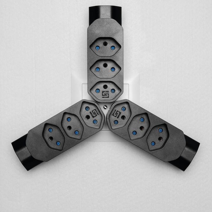 Immagine prodotto Steffen Adattatore multiplo Manta 4xT13 (1x fondo) (Tipo 13, 4 x)