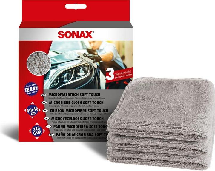 Sonax Chiffon en microfibre Soft Touch