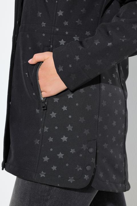 Actual product image Ulla Popken HYPRAR Star Print Softshell Jacket (62)
