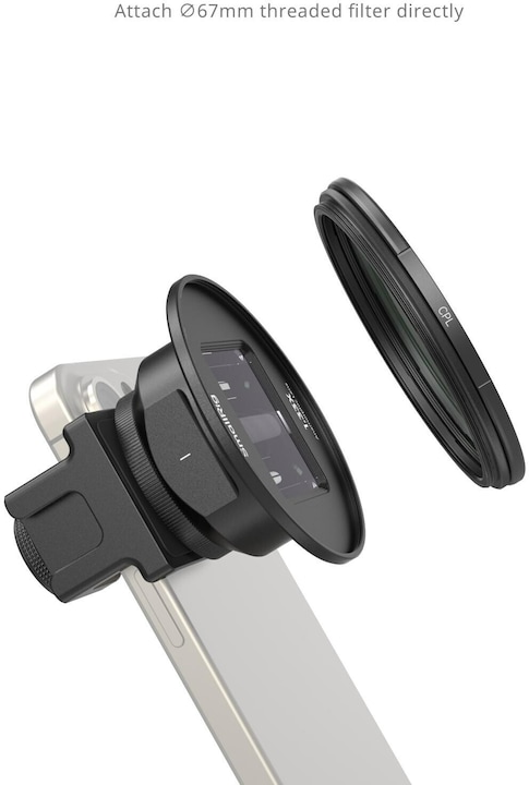 Image du produit SmallRig Lentille anamorphique pour appareil mobile (monture en T) (Accessoires vidéo divers)