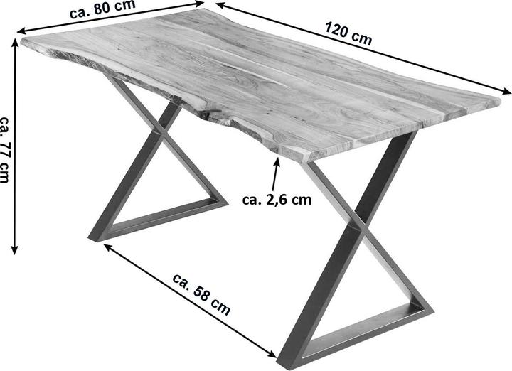 Actual product image SAM Kasimir (120 x 80 x 77 cm)