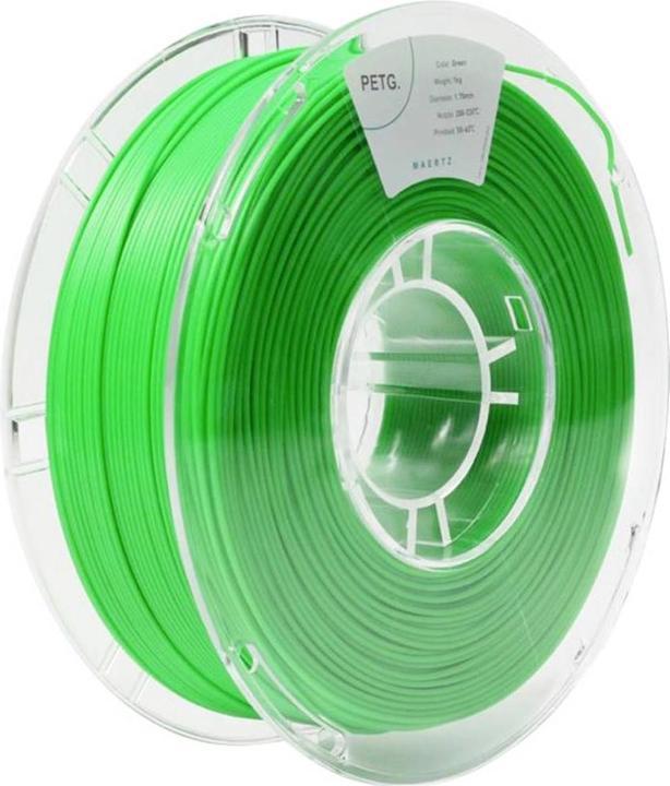 Immagine prodotto Maertz PETG Green 1,75 mm 1.000 g (PETG, 1.75 mm, 1000 g, Verde)