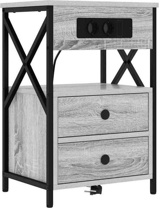 Produktbild vidaXL Moderner Nachttisch (40 x 31 x 60 cm)