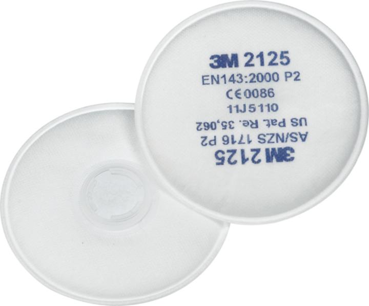 Actual product image 3M Particle filer P2 2125 to mask (P2, 80x)