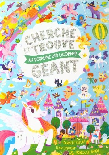 Auzou France Au royaume des licornes : cherche et trouve géant (Français, Collectif, 2024)