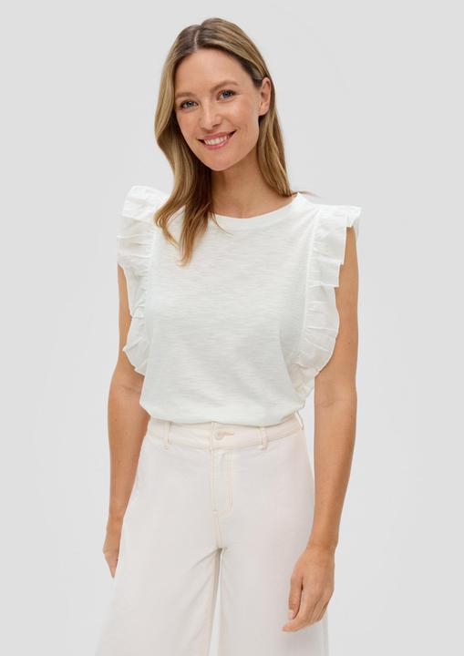 Produktbild s.Oliver T-Shirt Top mit Raffung (40)